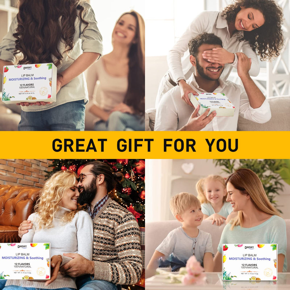 DMSKY peach flavor lip balm for gentle hydration