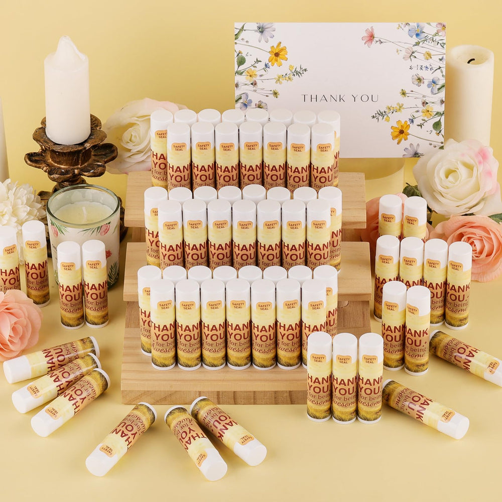 DMSKY sealed lip balm packaging preserves freshness and ease of gifting.