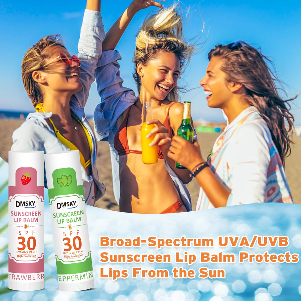Dmsky SPF lip balm travel size bulk perfect for car and outdoors.