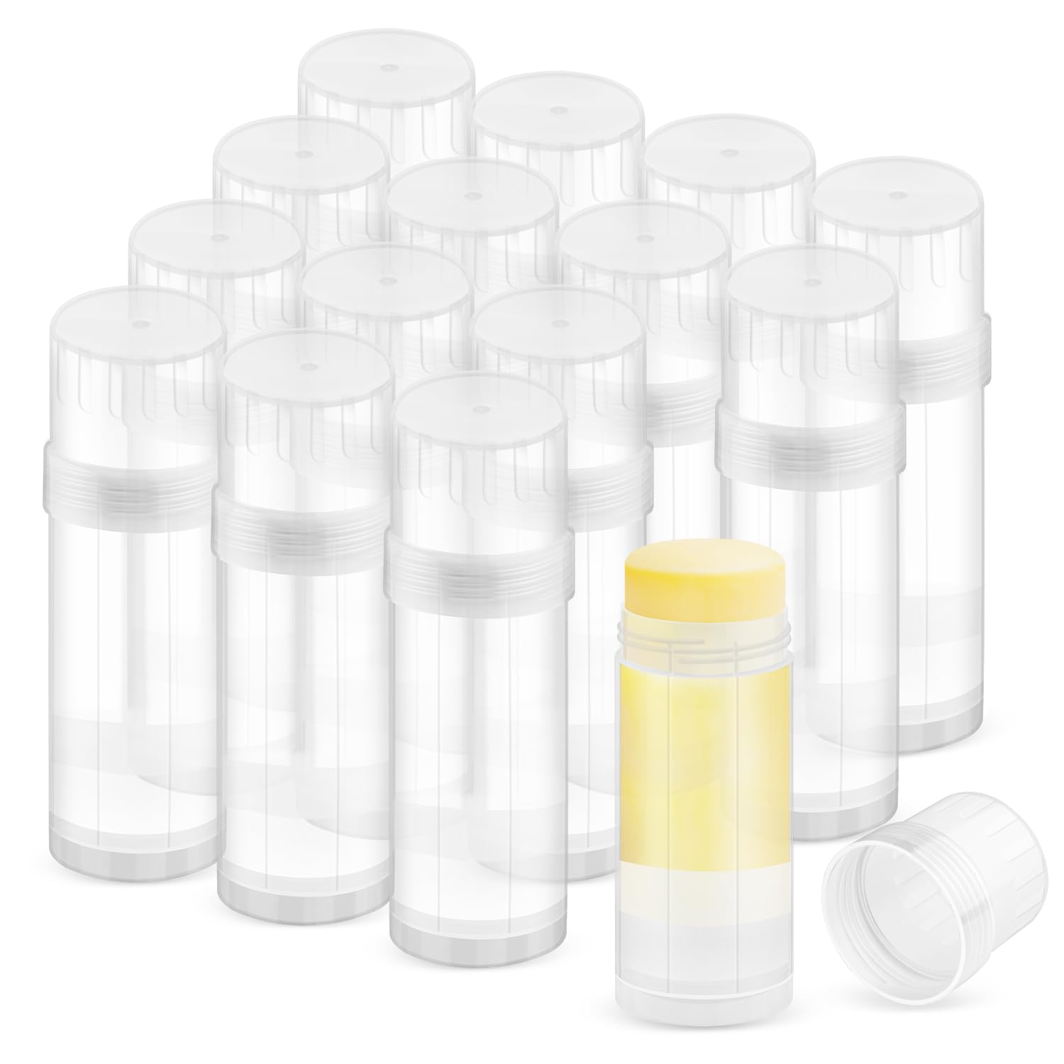 DMuuuDM 15-pack empty deodorant containers ready for DIY blends.