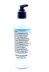 DNA CODE Copper Peptides Serum pump close-up suggesting daily firming and renewal