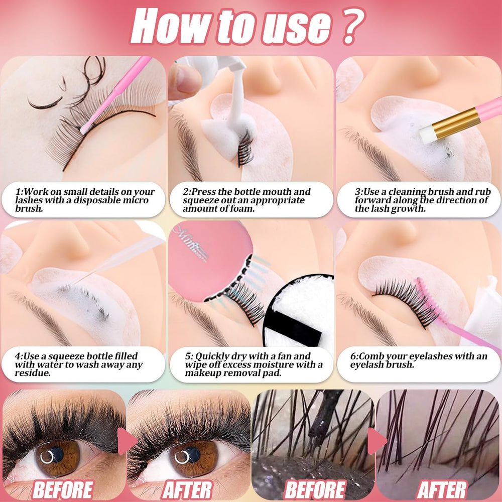 DNSGOOR disposable applicators offer hygienic lash placement every time