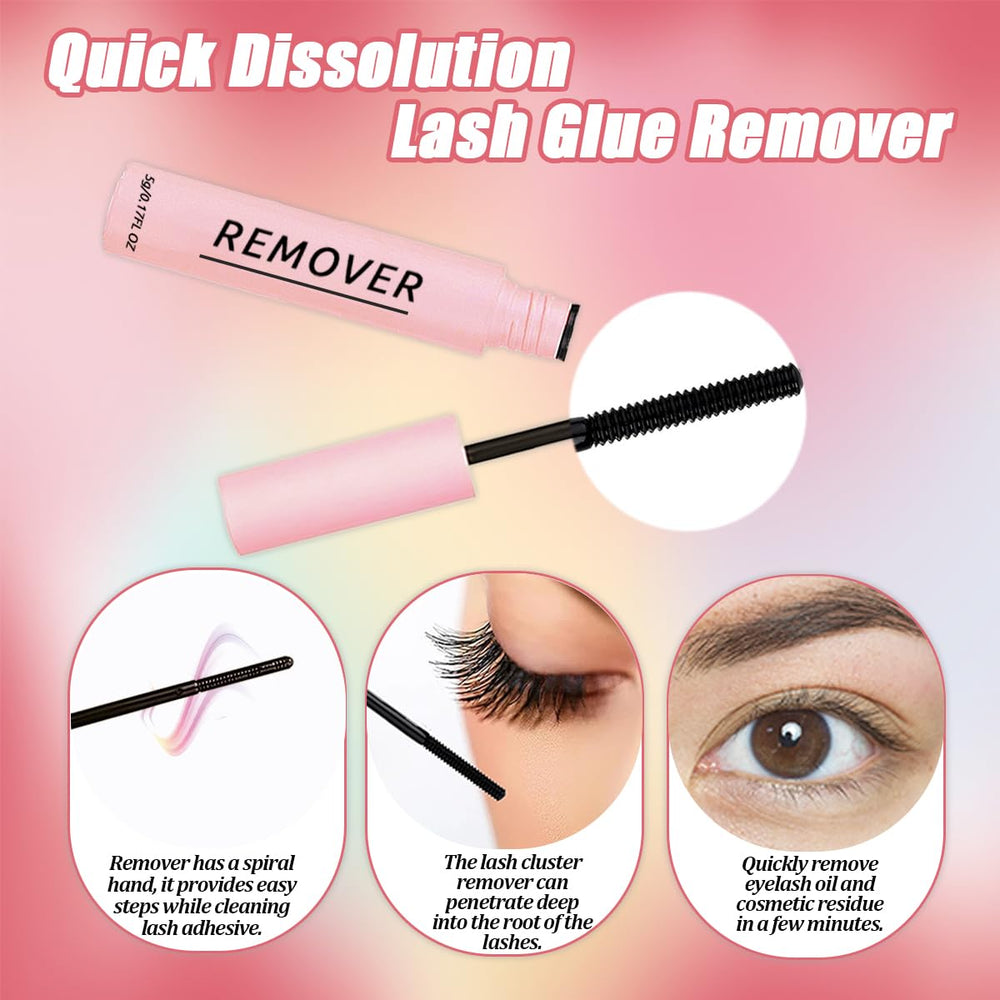 DNSGOOR lash brushes help apply cleansing foam evenly around lashes