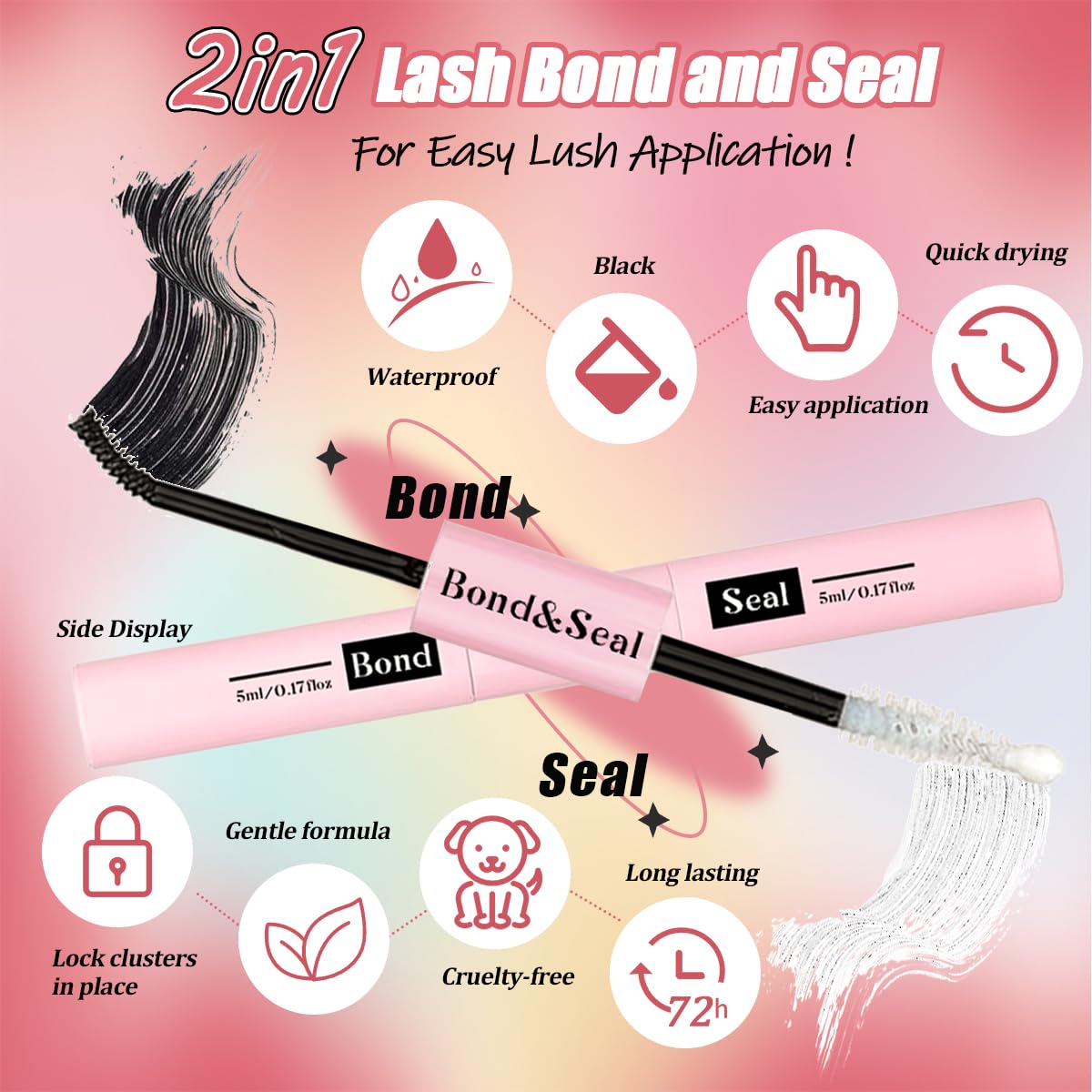 DNSGOOR USB lash fan portable dryer with blade-free safety