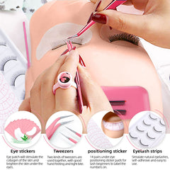 DNSGOOR USB lash fan keeps lashes dry quickly during practice
