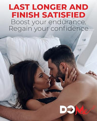 Do Me Delay Cream application hand demonstrates easy-to-use skincare for extended intimacy.