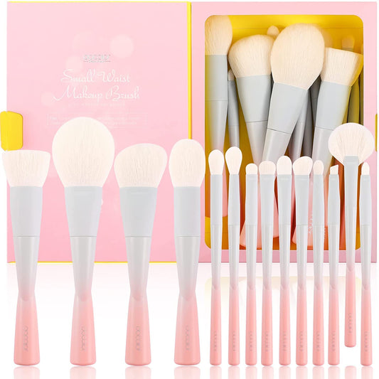 Docolor 14Pcs makeup brush set face foundation for smooth, even coverage