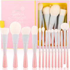 Docolor 14Pcs makeup brush set face foundation for smooth, even coverage