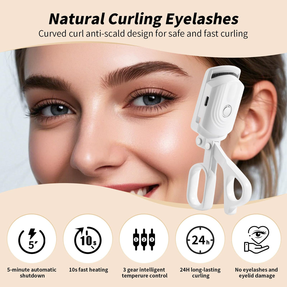 docolor curler with three temperature modes for different lash types