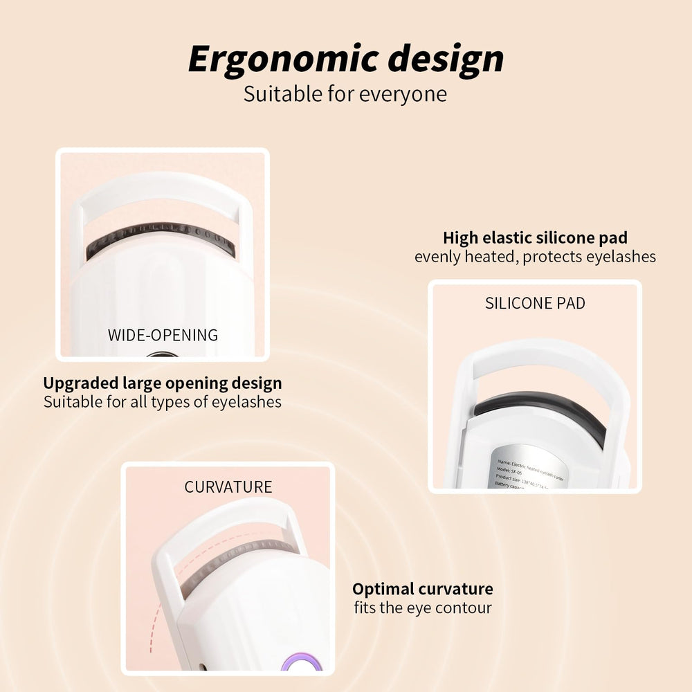 docolor curler wide open design fits most lash shapes