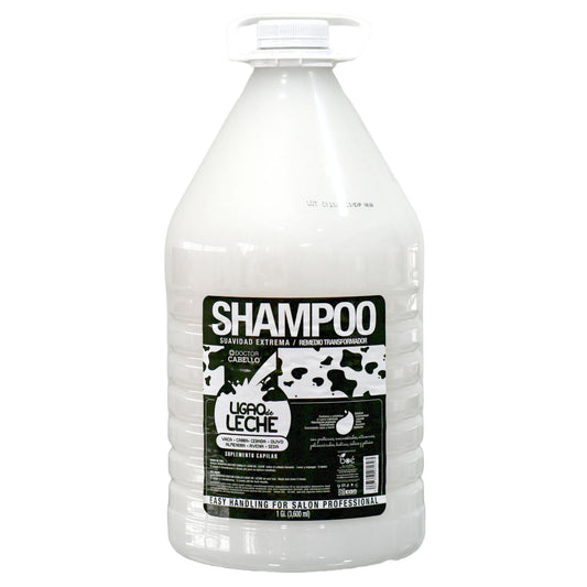 Doctor Cabello Ligao de Leche Shampoo bottle featuring milk protein formula for deep hydration