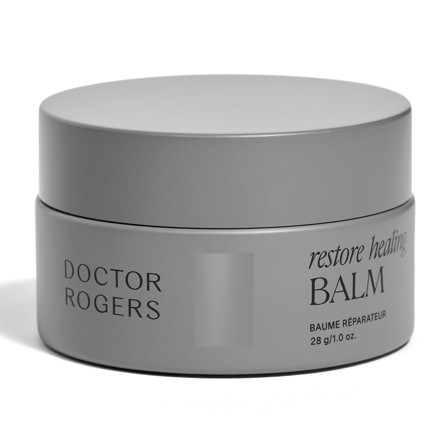 Doctor Rogers Restore Healing Balm jar for dry and sensitive skin protection.