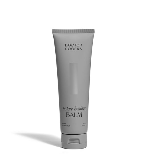 Doctor Rogers Restore Healing Balm tube front for soothing dry, sensitive skin.
