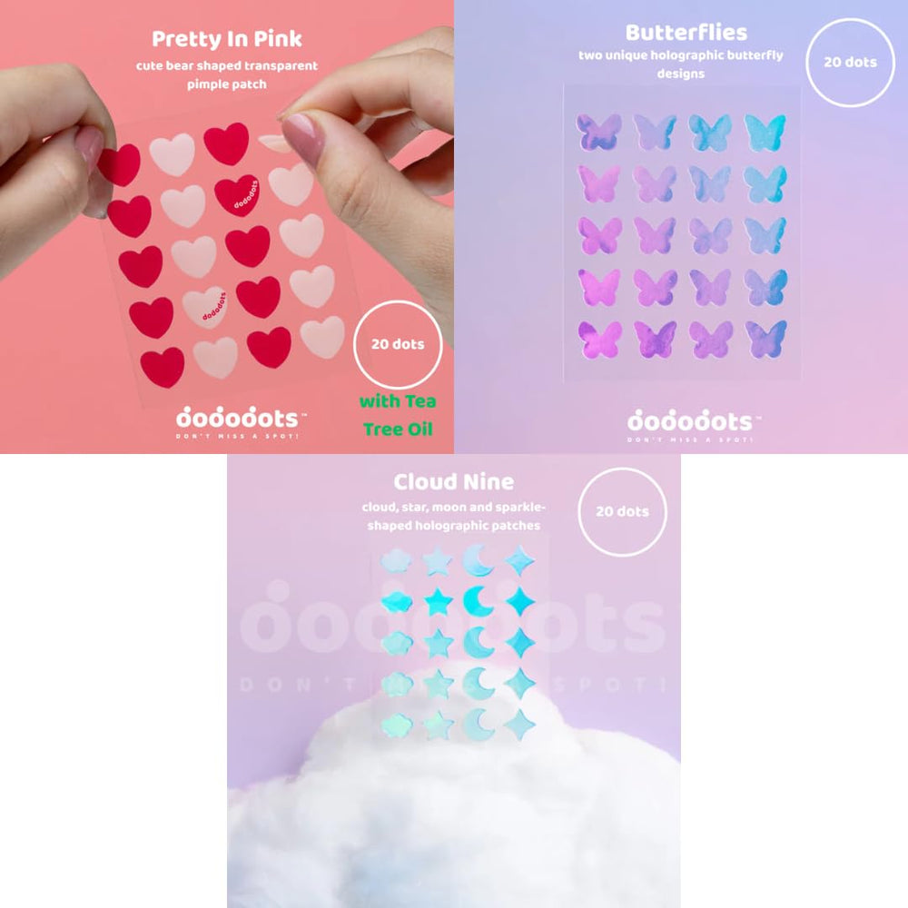Dododots Cloud Patch package, gentle protection and redness reduction.