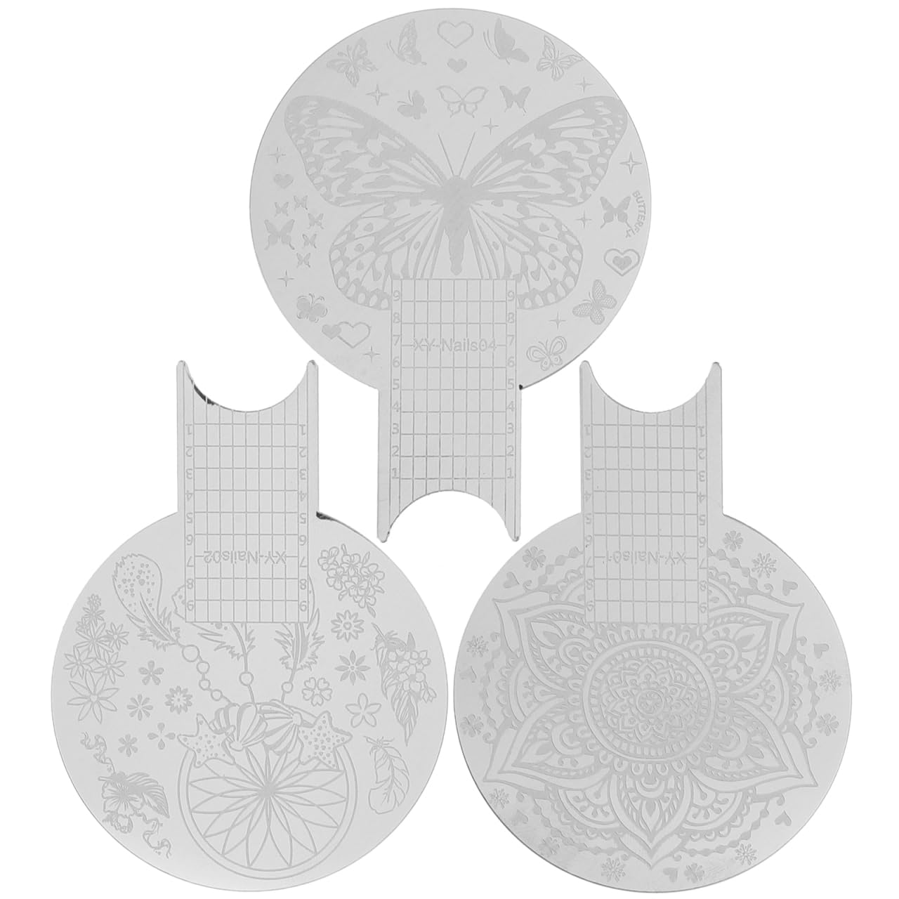DOITOOL manicure setup with plates for easy at-home nail art