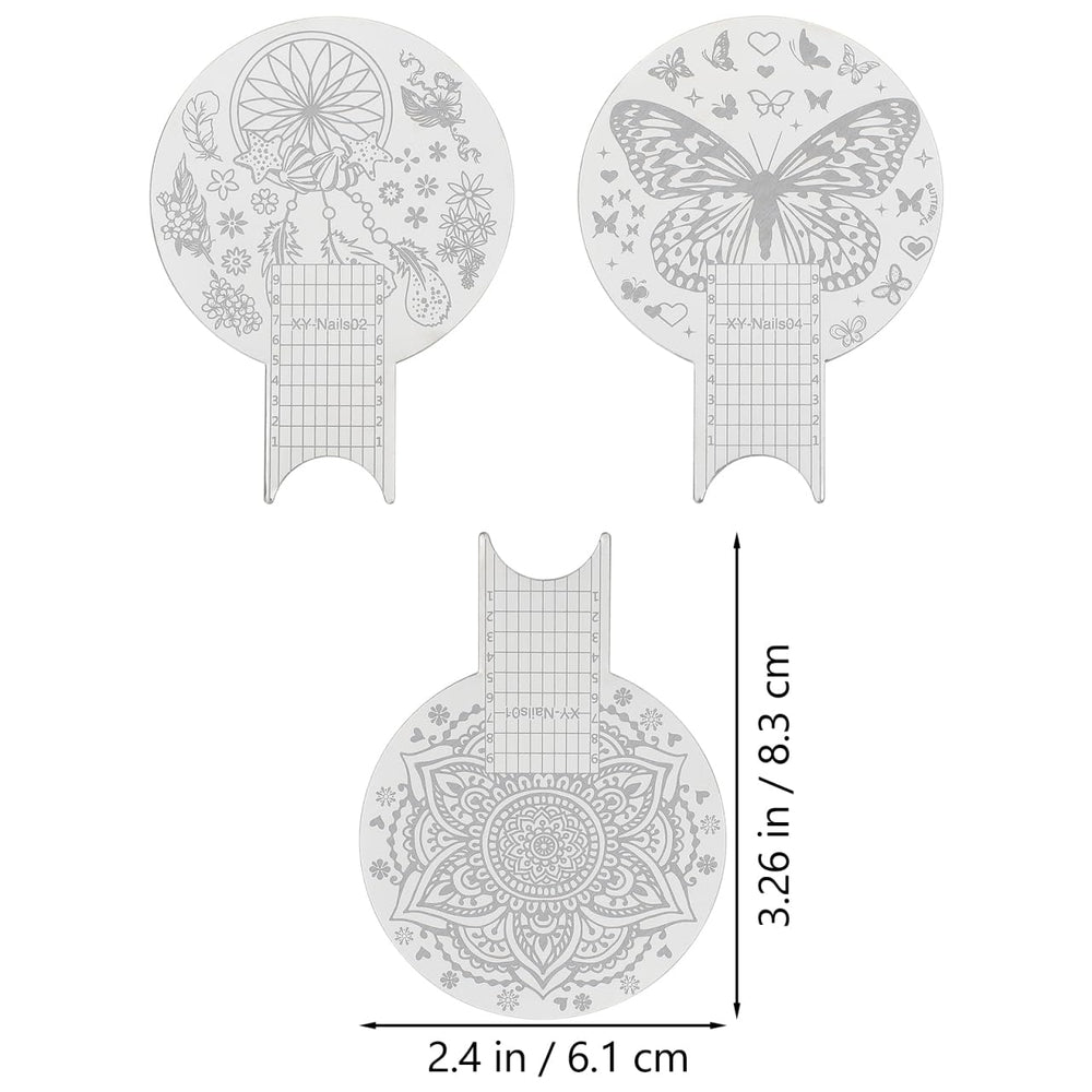 DOITOOL plate with protective blue film preserving pattern clarity