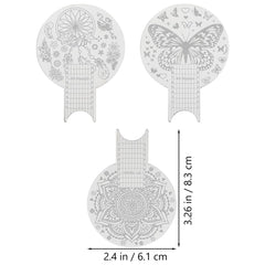 DOITOOL plate with protective blue film preserving pattern clarity