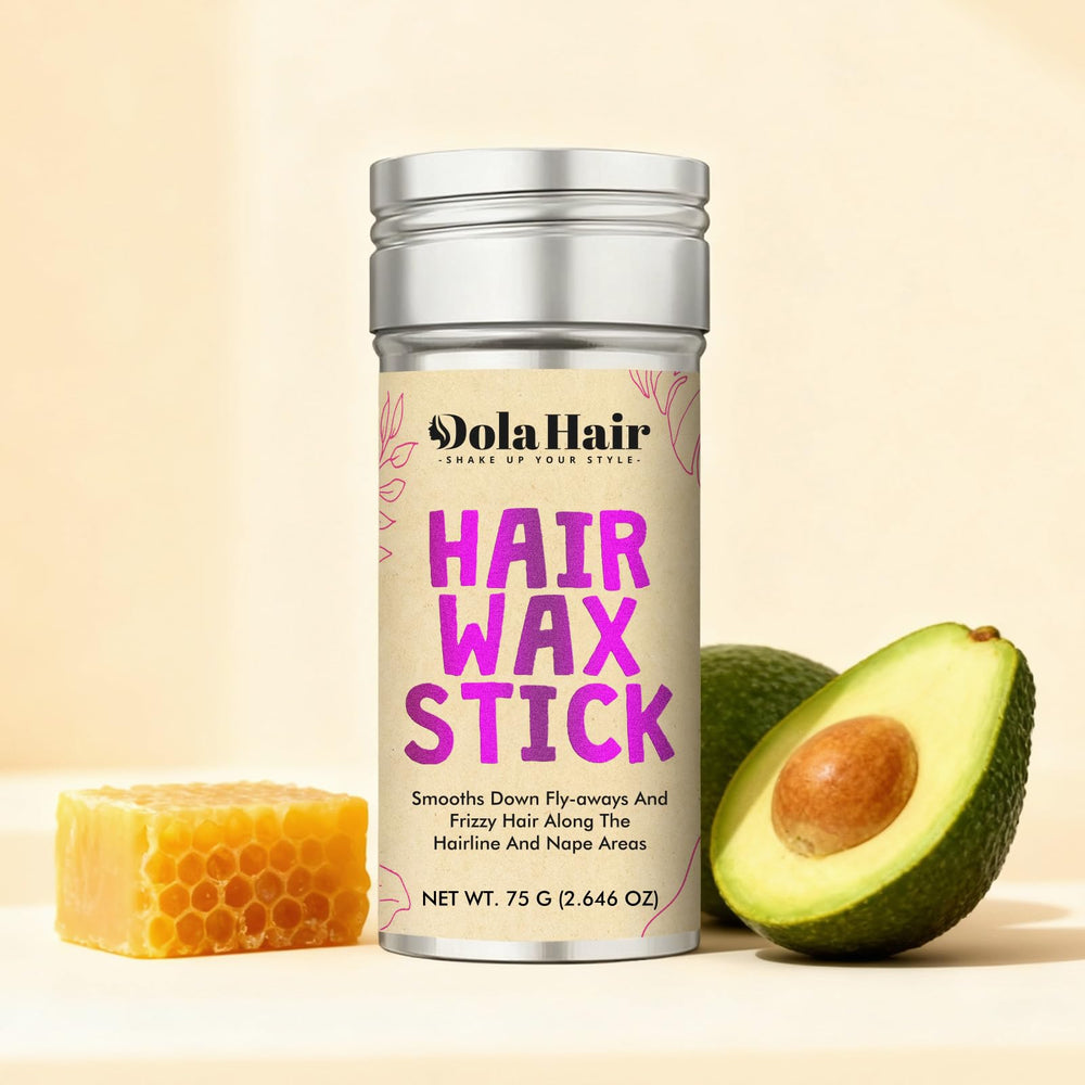 Frizz is tamed at the hairline and nape for a sleek finish.