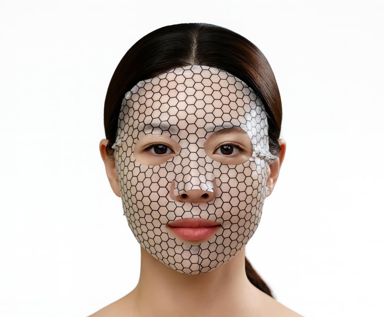 DOLDORI Roll Face Mask Elec Derma top view ready for use