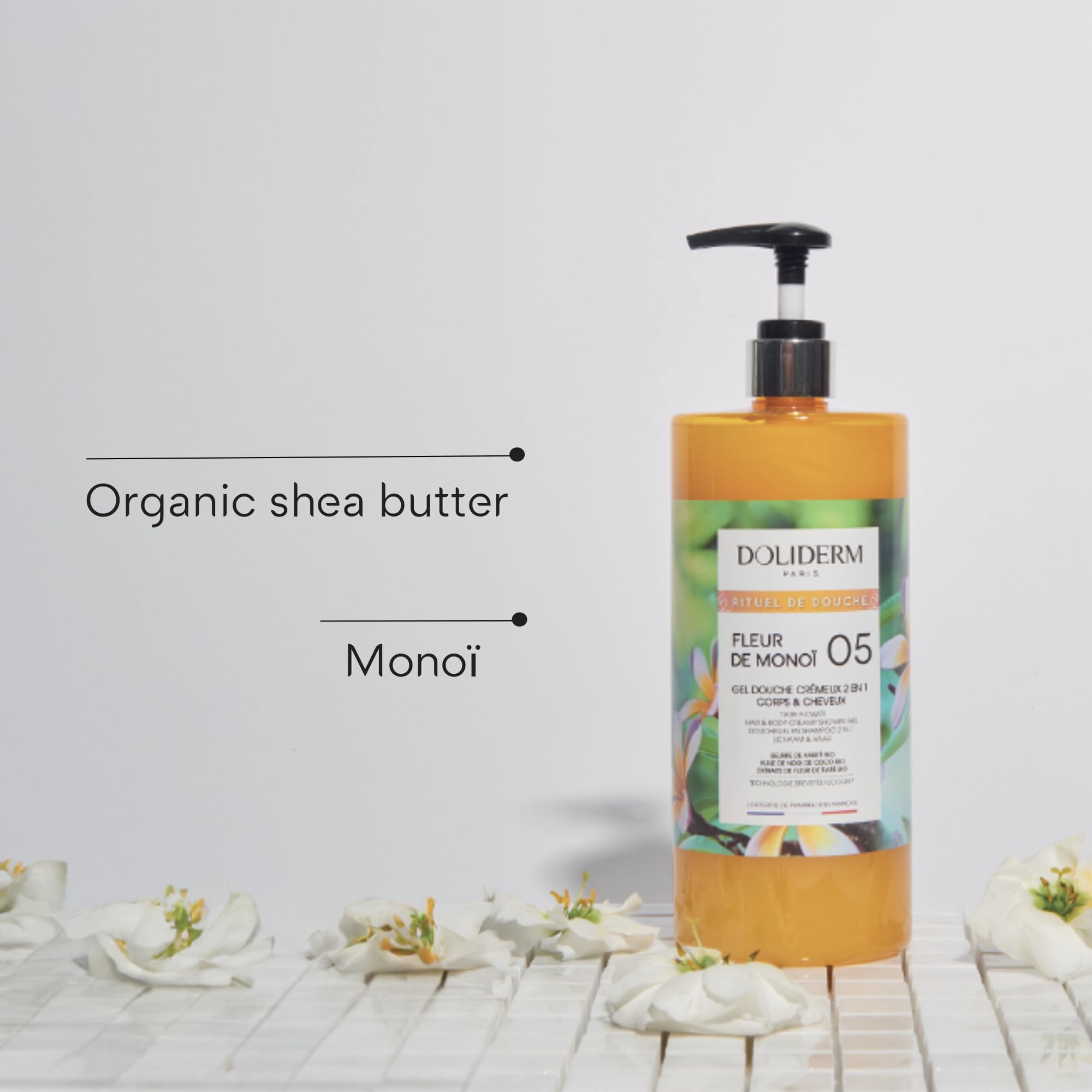 Doliderm Paris shea butter rich formula for deeply nourished skin