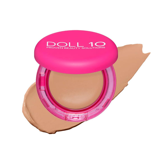 Doll 10 No Peptide Bounce Balm Foundation light bottle with pump for smooth finish