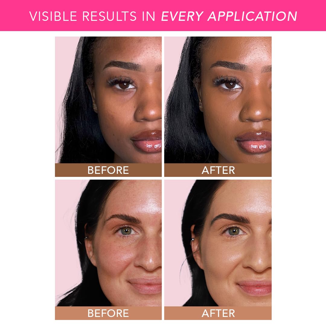 Doll 10 No Peptide Bounce Balm Foundation natural light shot with luminous glow
