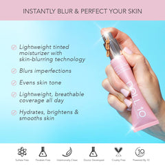 DOLL 10 NO TCE Liquid Filter ingredient icons highlight Hyaluronic Acid, Vitamin C, Niacinamide.