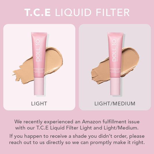 Close-up texture showing silky blend for seamless skin finish with light coverage