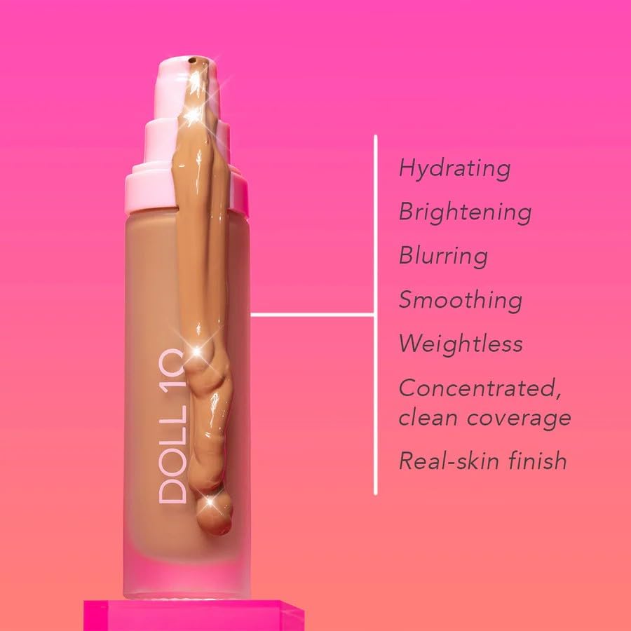 DOLL 10 NO packaging image highlights a clean, cruelty-free formula.