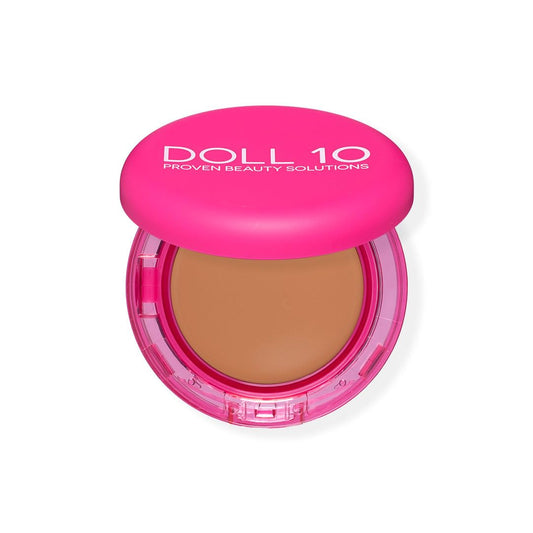 Doll 10 Peptide Bounce Balm Foundation swatches show even tone and buildable coverage.