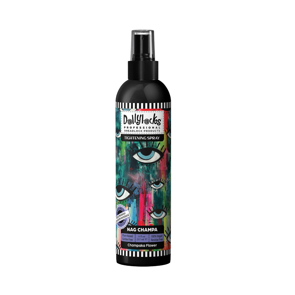 Dollylocks Sea Salt Texture Spray bottle for locs with light texture and frizz control.