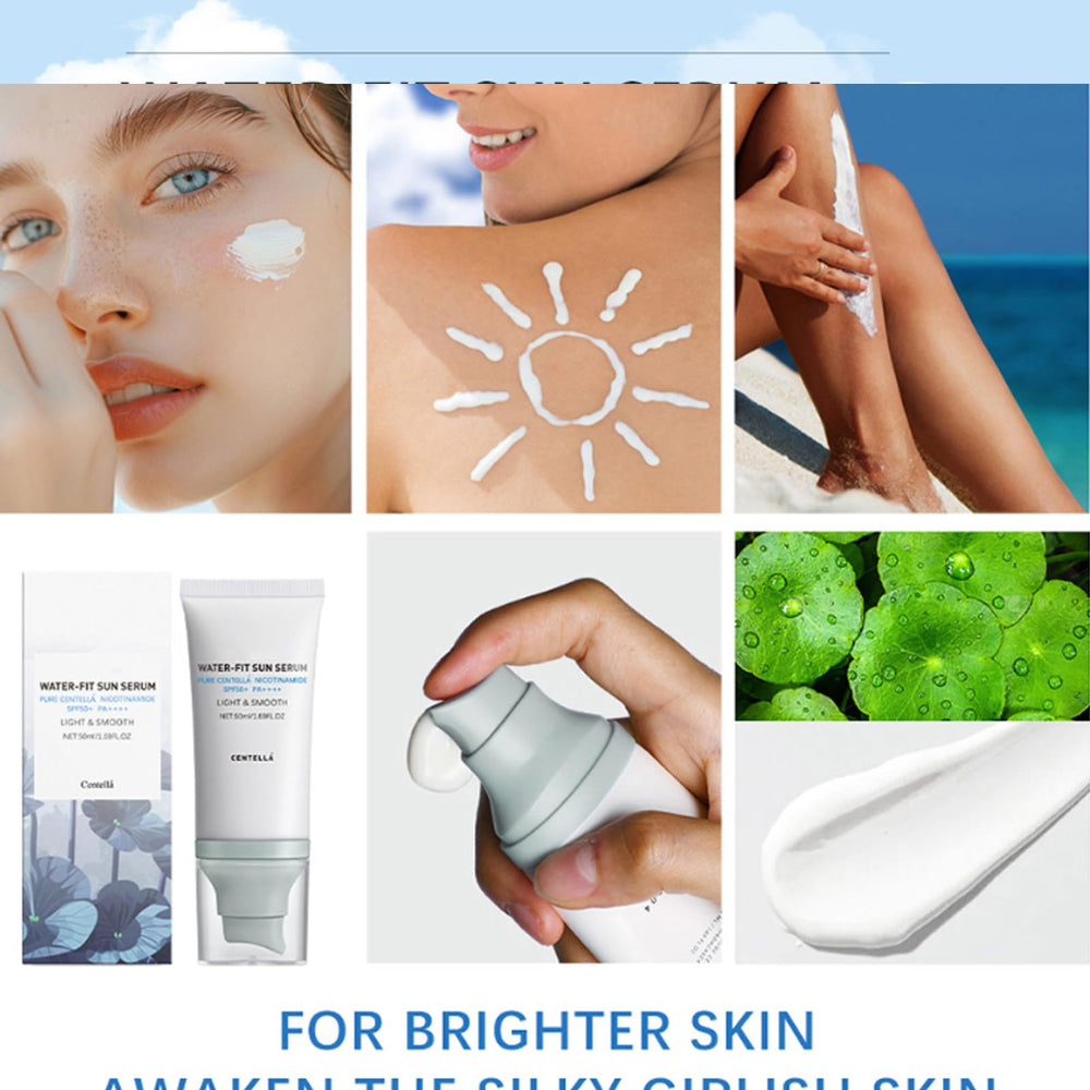 Domality Centella Sunscreen 50 water resistance up to 80 minutes during outdoor activities