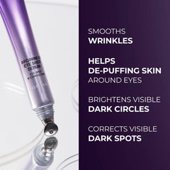 Morning and night use for a smoother, calmer eye area.