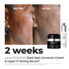 Cream swirl on the hand demonstrates smooth, easy application