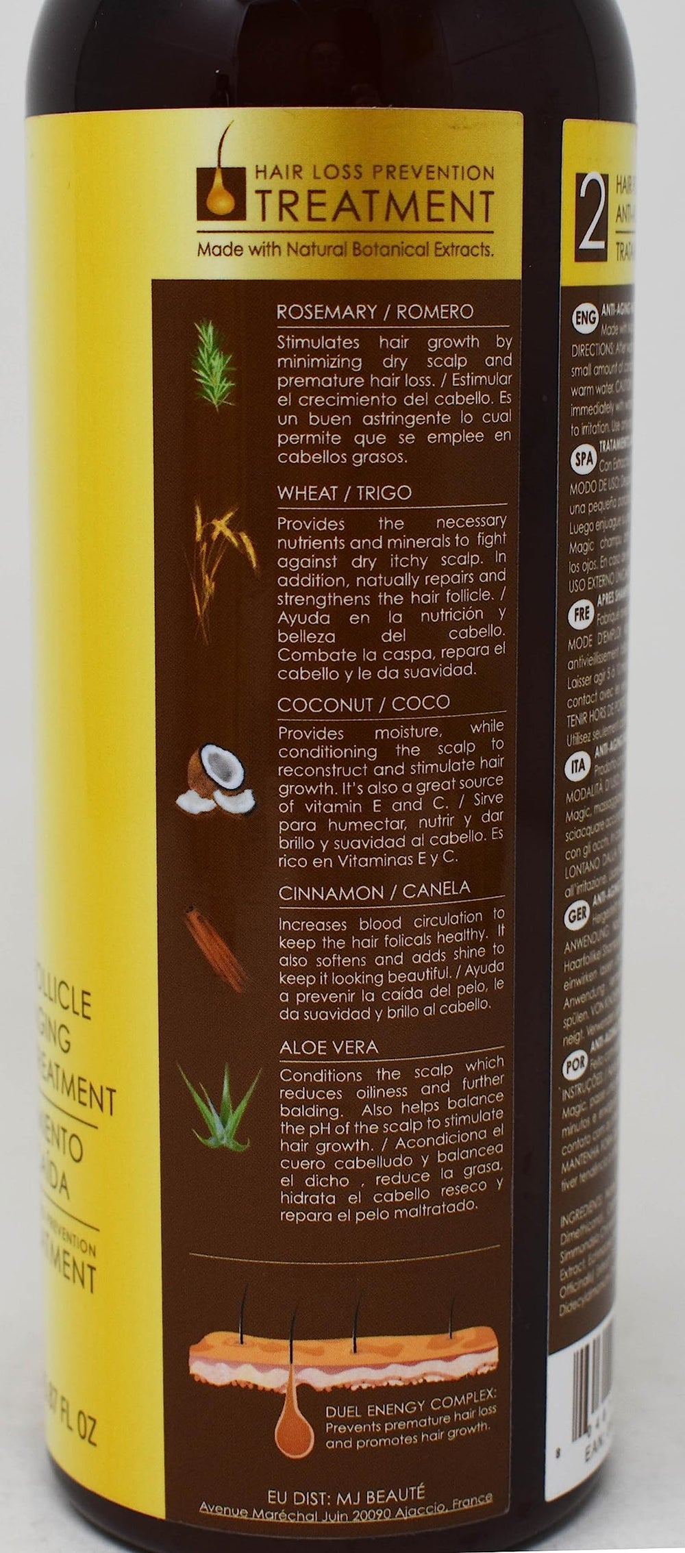 Dominican Magic duo set packaging showing complete hair care routine