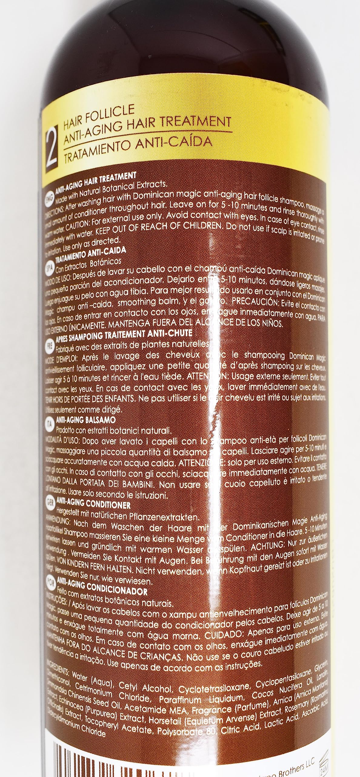 Dominican Magic rosemary oil ingredient highlighting natural scalp care