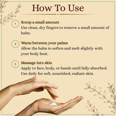 Domoria Organics face and body moisturizer use for daily skin care.