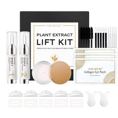 DONG RHYME lash lift kit bottle pour for precise at-home dosing.