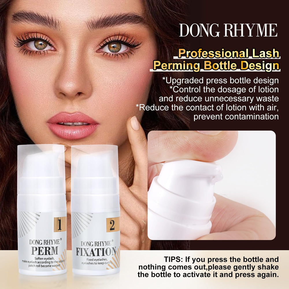 Dong Rhyme Lash Perm Glue Balm helps secure lifts with smooth, durable adhesion