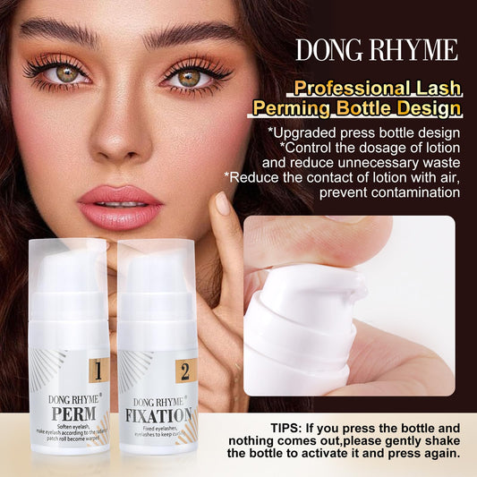 Dong Rhyme Lash Perm Glue Balm helps secure lifts with smooth, durable adhesion
