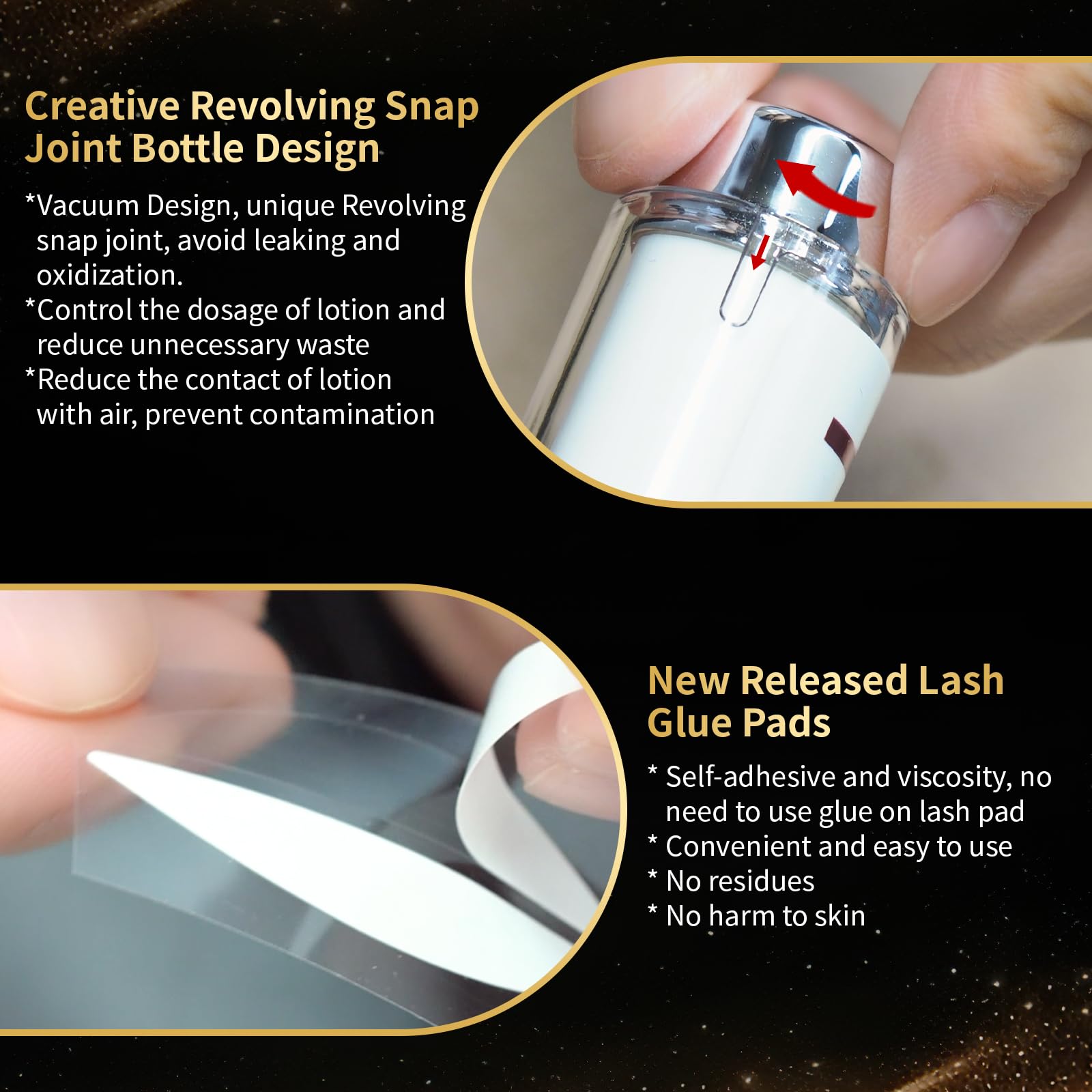 DONG RHYME plant extract formula supports gentle lash care.