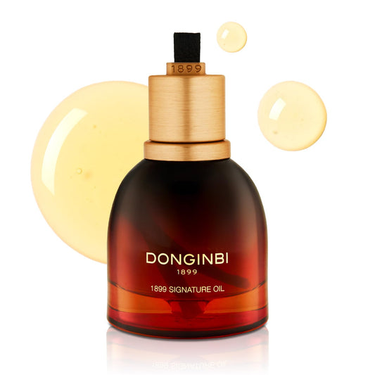 Donginbi 1899 Signature Oil bottle for daily anti aging care and hydration.