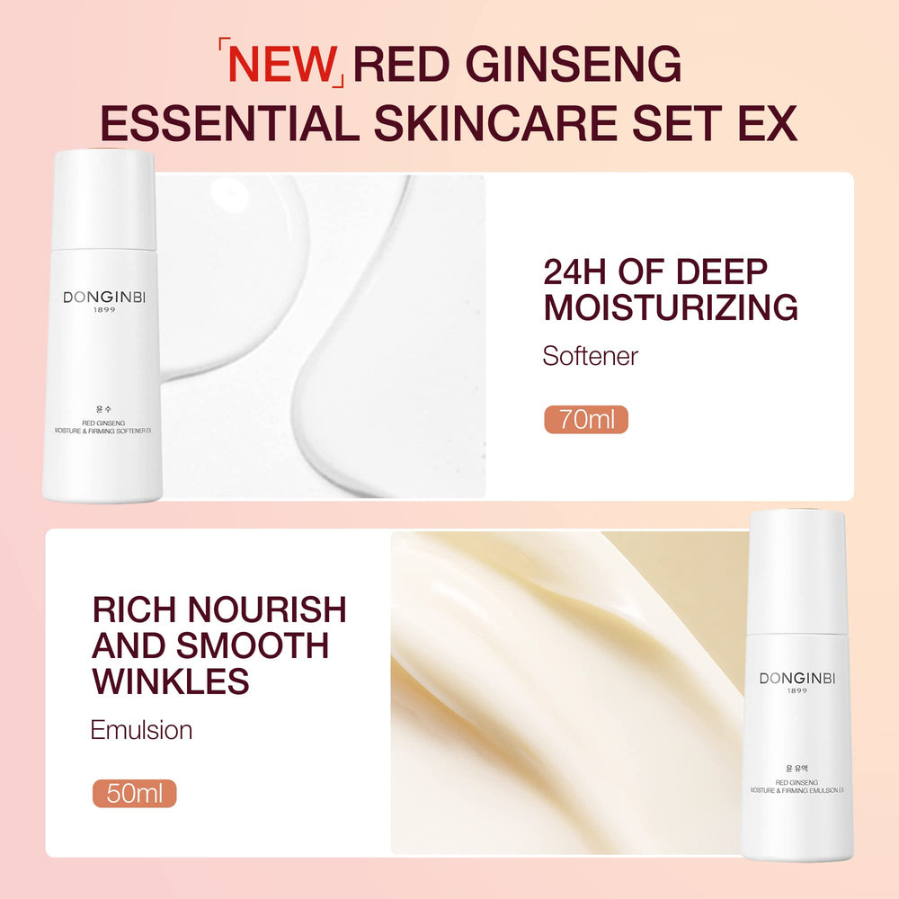 Donginbi Red Ginseng Micro Cleansing Foam EX bottle for clean, refreshed skin.