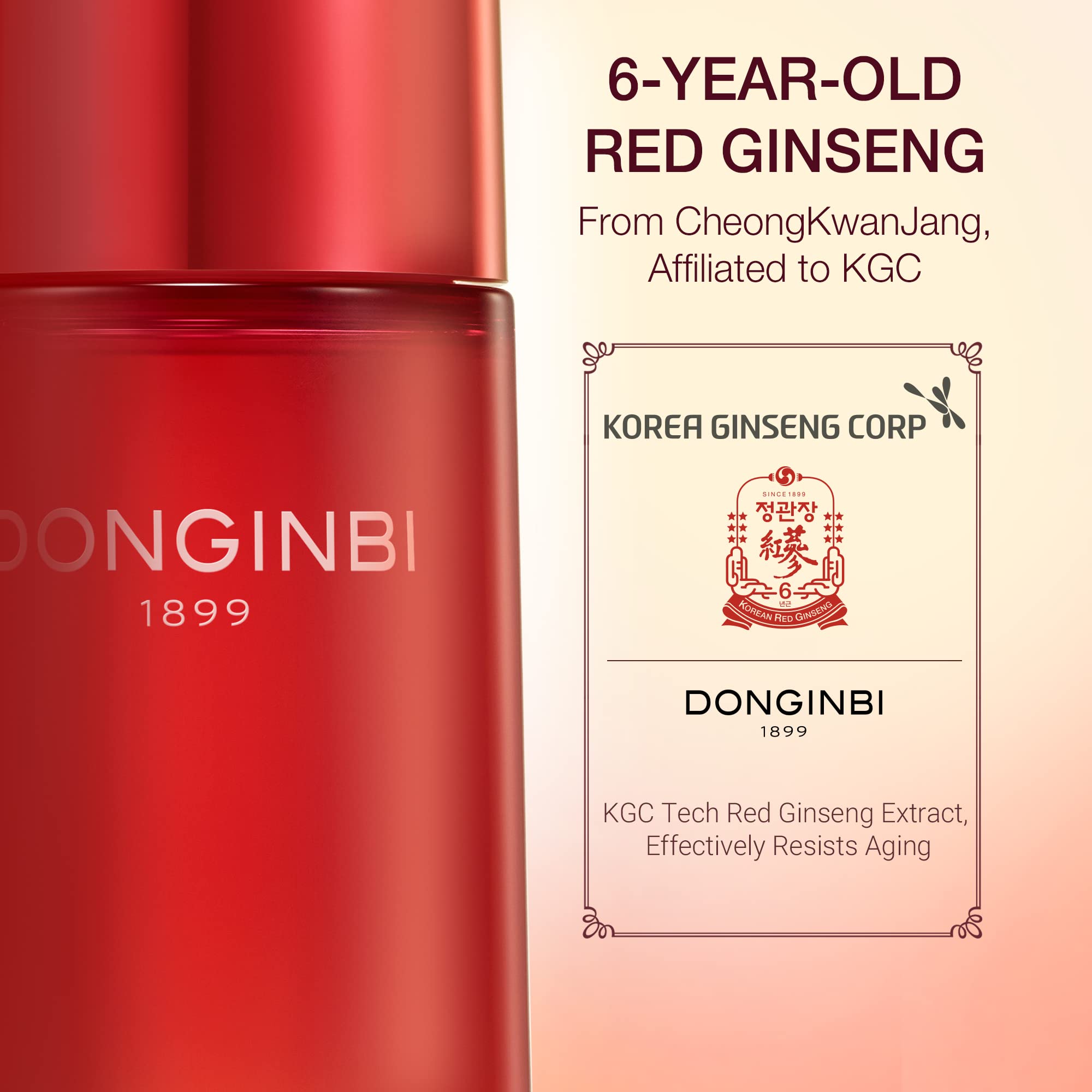 Donginbi essential skin care set components shown for a complete routine.
