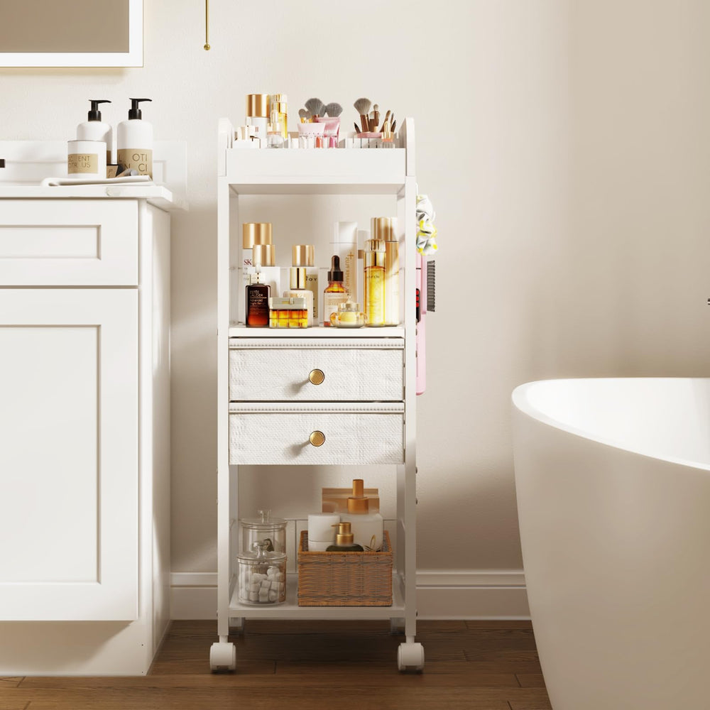 DongRong two-drawer storage for creams, masks, and cotton pads