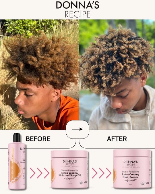 Donna's Recipe Tabitha Brown sulfate-free conditioner bottle for gentle cleansing.