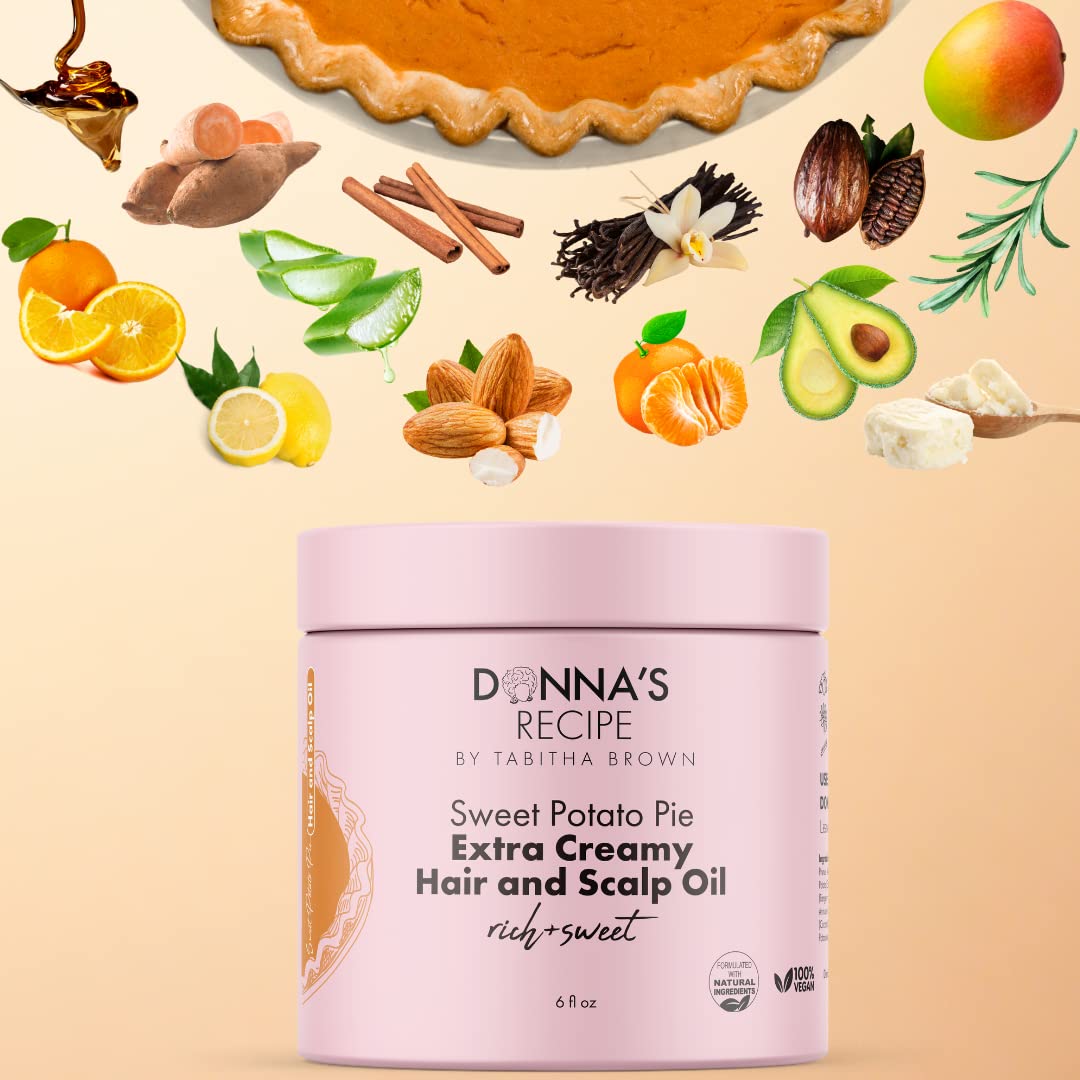 Donna's Recipe Sweet Potato Pie Oil ingredient map shows key actives.