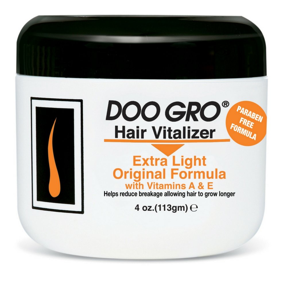DOO GRO medicated hair vitalizer bottle highlights an extra-light formula for daily use