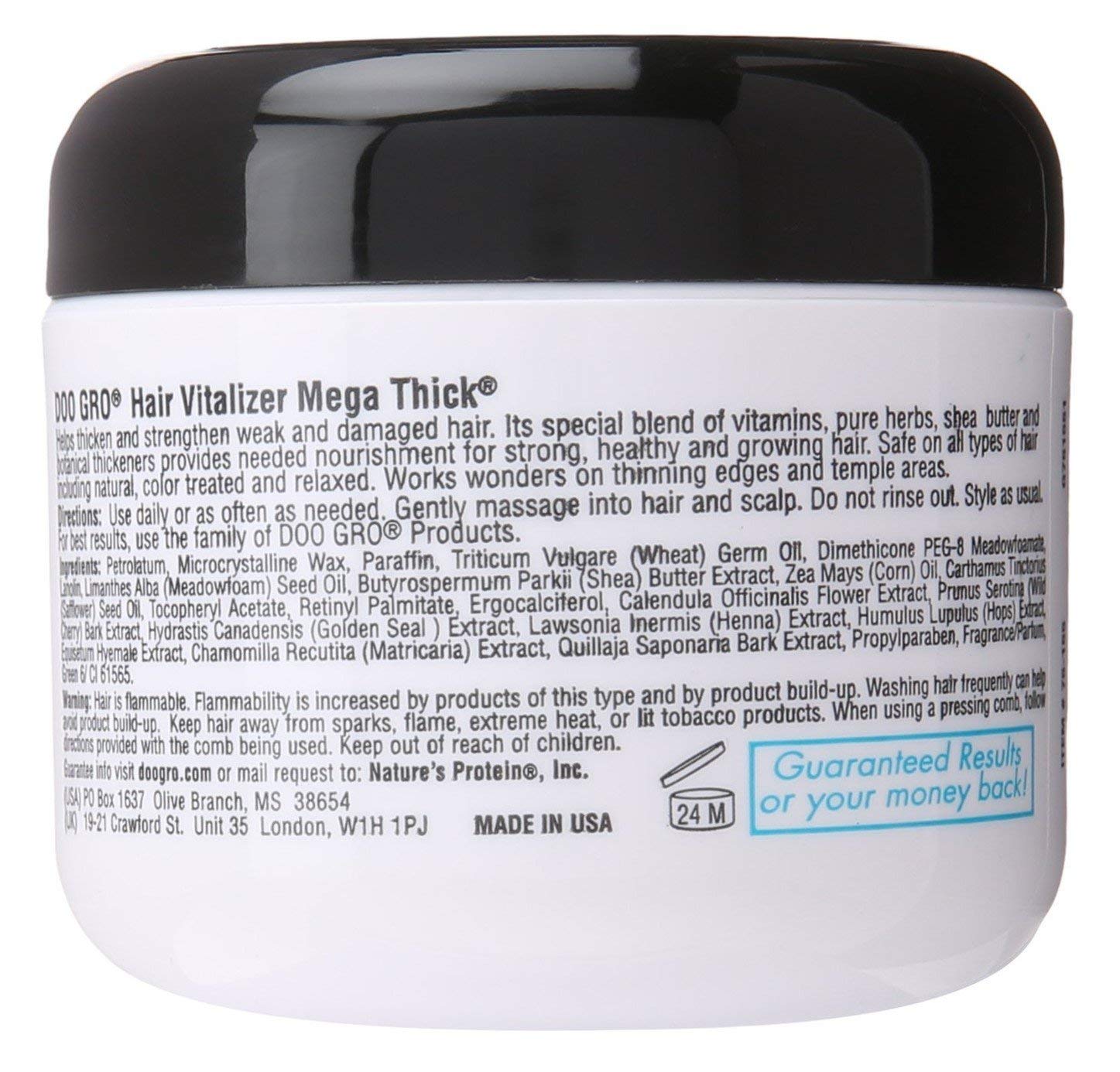Doo Gro Mega Thick vitalizer being applied via scalp massage for fullness