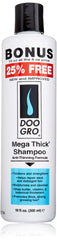 Doo Gro Mega Thick Growth Shampoo bottle with nourishing formula for hair